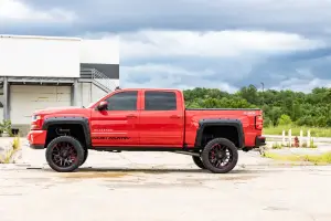 Rough Country - F-C11412B | Rough Country Pocket Fender Flares Chevrolet Silverado 1500 (2014-2018) / 2500 HD (2015-2019) | 6'7 & 8' Bed, Flat Black - Image 13