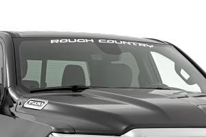 84164W | Rough Country Window Decal | 2 X 27 Inch, White