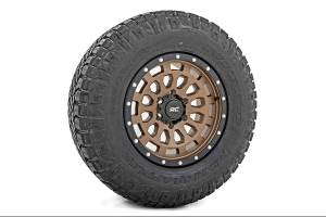 Rough Country - 87170912 | Rough Country 87 Series Wheel | Simulated Beadlock | Bronze/Black | 17x8.5 | 6x5.5 | +0mm - Image 4