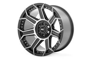 Rough Country - 89200912 | Rough Country 89 Series Wheel | One-Piece / Black Machined Gunmetal / 20x9 / 6x5.5 / +18mm - Image 2