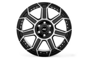 89200912 | Rough Country 89 Series Wheel | One-Piece / Black Machined Gunmetal / 20x9 / 6x5.5 / +18mm