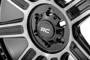 Rough Country - 89200912 | Rough Country 89 Series Wheel | One-Piece / Black Machined Gunmetal / 20x9 / 6x5.5 / +18mm - Image 4