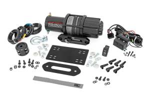 92071 | Rough Country Winch Plate For Can-Am Defender HD8 / HD9 / HD10 | With RS4500S Winch