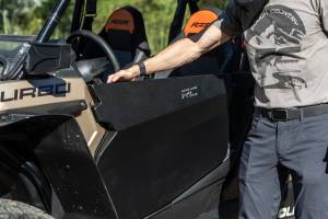Rough Country - 93121 | Rough Country Aluminum Lower Half Doors For Polaris RZR XP 4 1000 / RZR XP 4 Turbo | Rear - Image 3