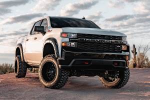 Rough Country - A-C12211-GB8 | Rough Country Defender Fender Flares For Chevrolet Silverado 1500 2/4WD (2019-2025) | Mosaic Black - Image 9