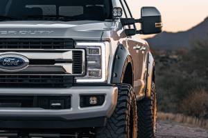 Rough Country - A-F21112-M7 | Rough Country Defender Fender Flares For Ford F-250 / F-350 Super Duty (2017-2022) | Carbonized Gray - Image 2