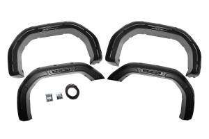 A-G12011-GB8 | Rough Country Defender Pocket Fender Flares For GMC Sierra 2500 HD/3500 HD (2020-2025) | Ebony Twilight