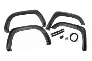 Rough Country - A-T11411 | Rough Country Defender Pocket Fender Flares For Toyota Tundra 2WD/4WD (2014-2021) | Flat Black - Image 1