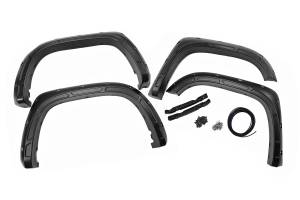 A-T11411-202 | Rough Country Defender Pocket Fender Flares For Toyota Tundra 2WD/4WD (2014-2021) | Black Onyx