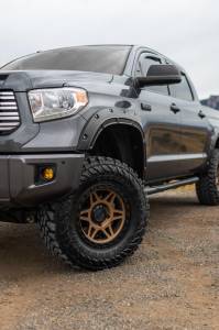 Rough Country - A-T11411-218 | Rough Country Defender Pocket Fender Flares For Toyota Tundra 2WD/4WD (2014-2021) | Midnight Black Metallic - Image 6