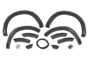 Rough Country - F-D10911B-GW7 | Rough Country Pocket Fender Flares Ram 1500 2WD/4WD (2009-2024) | Bright White - Image 1