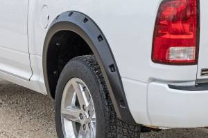 Rough Country - F-D10911B-GW7 | Rough-Country Pocket Fender Flares | Both Bumpers | GW7 Bright White | Ram 1500 2WD/4WD - Image 4