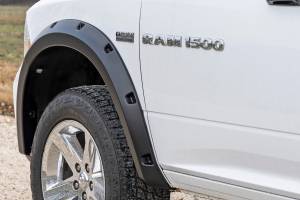 Rough Country - F-D10911B-GW7 | Rough-Country Pocket Fender Flares | Both Bumpers | GW7 Bright White | Ram 1500 2WD/4WD - Image 5