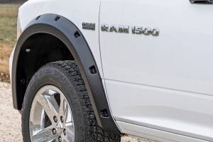 Rough Country - F-D10911B-GW7 | Rough Country Pocket Fender Flares Ram 1500 2WD/4WD (2009-2024) | Bright White - Image 5