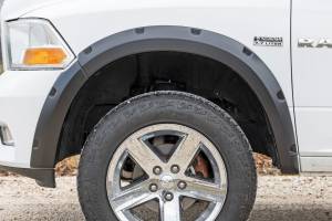 Rough Country - F-D10911B-GW7 | Rough-Country Pocket Fender Flares | Both Bumpers | GW7 Bright White | Ram 1500 2WD/4WD - Image 7