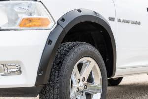 Rough Country - F-D10911B-GW7 | Rough-Country Pocket Fender Flares | Both Bumpers | GW7 Bright White | Ram 1500 2WD/4WD - Image 8