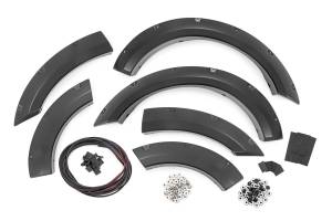 F-F11612A-RCGB | Rough Country Pocket Fender Flares For Ford Bronco Sport 4WD (2021-2024) | Gloss Black