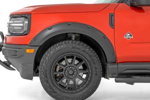Rough Country - F-F11612A-RCGB | Rough Country Pocket Fender Flares For Ford Bronco Sport 4WD (2021-2024) | Gloss Black - Image 4