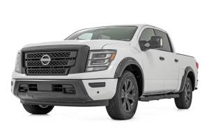 Rough Country - F-N101705A-G41 | Rough-Country Traditional Pocket Fender Flares | Crew | G41 Magnetic Black | W/O Emblem | Nissan Titan (17-23) - Image 6