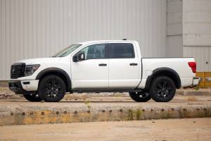 Rough Country - F-N101705A-G41 | Rough-Country Traditional Pocket Fender Flares | Crew | G41 Magnetic Black | W/O Emblem | Nissan Titan (17-23) - Image 8
