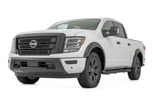 Rough Country - F-N101705A-K23 | Rough-Country Traditional Pocket Fender Flares | Crew | K23 Brilliant Silver | W/O Emblem | Nissan Titan (17-23) - Image 6