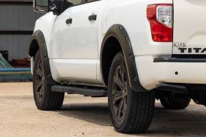 Rough Country - F-N101705A-K23 | Rough-Country Traditional Pocket Fender Flares | Crew | K23 Brilliant Silver | W/O Emblem | Nissan Titan (17-23) - Image 9