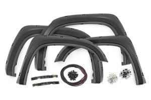 Rough Country - F-T11411A-1D6 | Rough Country Pocket Fender Flares For Toyota Tundra 2/4WD (2014-2021) | Silver Sky Metallic - Image 1