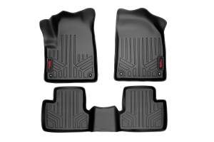 M-61702 | Rough Country Floor Mats For Jeep Cherokee KL 2WD/4WD | Front & Second Row