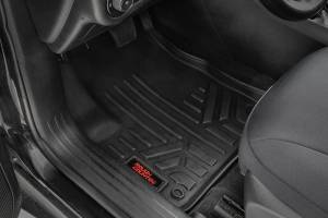 Rough Country - M-61702 | Rough Country Floor Mats For Jeep Cherokee KL 2WD/4WD | Front & Second Row - Image 2