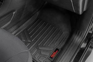 Rough Country - M-61702 | Rough Country Floor Mats For Jeep Cherokee KL 2WD/4WD | Front & Second Row - Image 3