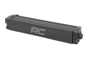 Rough Country - 70712BLDRLA | Rough-Country 12 Inch Black Series LED Light Bar | Single Row | Amber DRL - Image 3