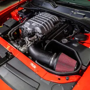 CAI-HC-15 | S&B Filters JLT Cold Air Intake (15-16 Charger, Challenger | Hellcat) Cotton Cleanable Red