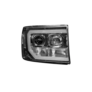 Recon Truck Accessories - 264271CLC | Projector Headlights OLED Halos & DRL Clear/Chrome (2007-2013 Sierra 1500, 2500 HD, 3500 HD) - Image 4