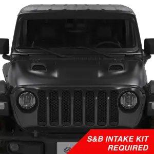 S&B Filters - AS-1014 | S&B Filters Air Hood Scoop System (2018-2022 Wrangler JL, 2020-2022 Gladiator) S&B Intake Required - Image 5