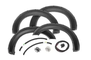 F-F21111A-J7 | Rough Country Pocket Fender Flares For Ford F-250 / F-350 Super Duty (2011-2016) | Magnetic Gray