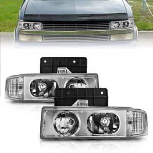 Anzo USA - 111001 | Anzo USA Crystal Headlights Chrome 1pc (1995-2002 Astro Van) - Image 5