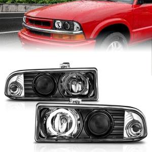 Anzo USA - 111015 | Anzo USA Projector Headlights w/ Halo Black (1998-2004 S10 Pickup, Blazer) - Image 6