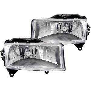 111021 | Anzo USA Crystal Headlights Chrome (1997-2004 Dakota, 1998-2003 Durango)