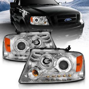 Anzo USA - 111029 | Anzo USA Projector Headlights w/ Halo & LED Chrome (2004-2008 F150, 2006-2008 Mark LT) - Image 7