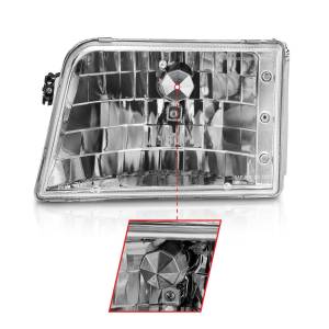 Anzo USA - 111036 | Anzo USA Crystal Headlights Chrome (1993-1997 Ranger) - Image 2