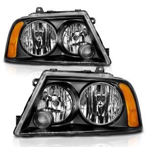 Anzo USA - 111045 | Anzo USA Crystal Headlights Black (2003-2006 Navigator) - Image 1