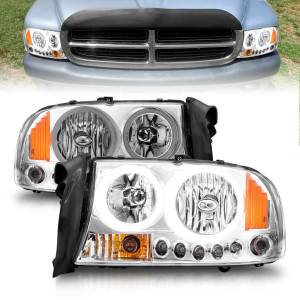 Anzo USA - 111059 | Anzo USA Crystal Headlights Chrome 1pc (1997-2004 Dakota | 1998-2003 Durango) - Image 7