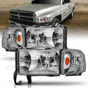 Anzo USA - 111068 | Anzo USA Crystal Headlights Chrome (1994-2001 Ram 1500 | 1994-2002 Ram 2500, 3500) - Image 5