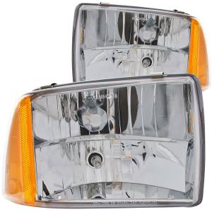 Anzo USA - 111078 | Anzo USA Crystal Headlights Chrome 1pc (1995-1997 Blazer S10) - Image 2