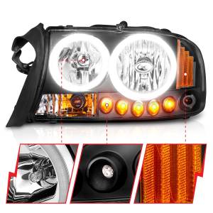 Anzo USA - 111085 | Anzo USA Crystal Headlights Black 1pc (1997-2004 Dakota | 1998-2003 Durango) - Image 2