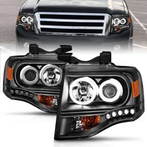 Anzo USA - 111113 | Anzo USA Projector Headlights w/ RX Halo Black (2007-2014 Expedition) - Image 6