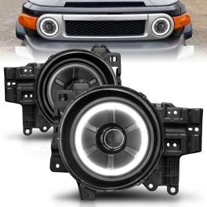 Anzo USA - 111116 | Anzo USA Projector Headlights w/ RX Halo Black (2007-2014 FJ Cruiser) - Image 6