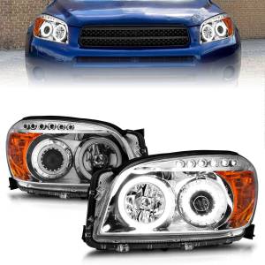 Anzo USA - 111121 | Anzo USA Projector Headlights w/ RX Halo Chrome (2006-2008 Rav4) - Image 6