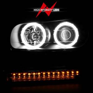 Anzo USA - 111127 | Anzo USA Projector Headlights w/ RX Halo Black (2002-2009 Trailblazer) - Image 5