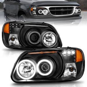 Anzo USA - 111132 | Anzo USA Projector Headlights w/ RX Halo Black 1 pc (1995-2001 Explorer) - Image 6